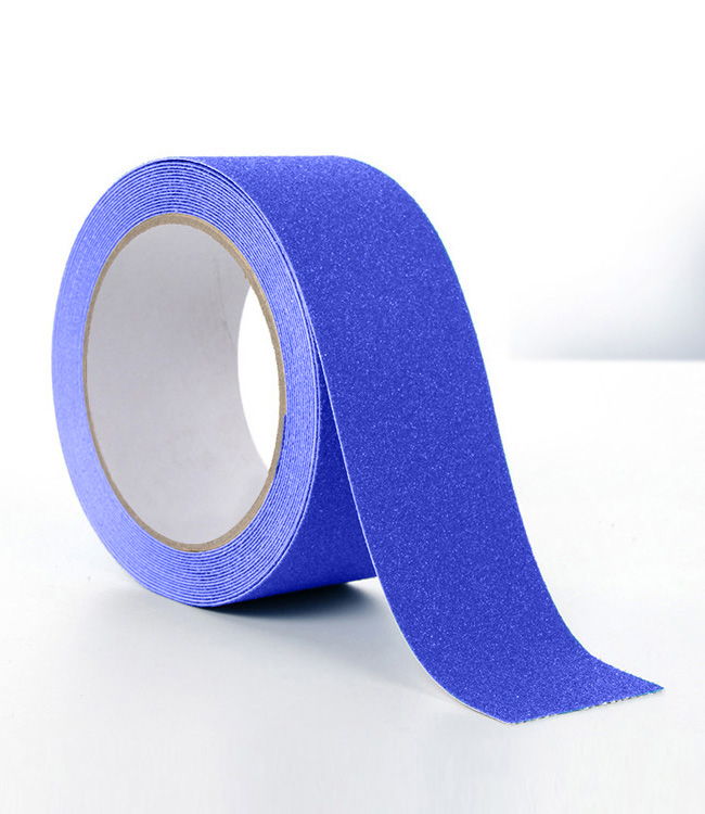 Outdoor Stair Blue Glow Tape Floor Safety Customized Stair Grip PVC Anti-Slip Reflective Anti Slip Ta